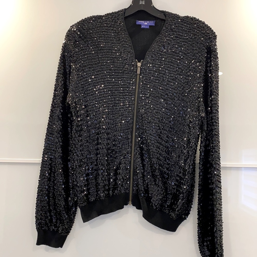 Black Sequenced Sweater